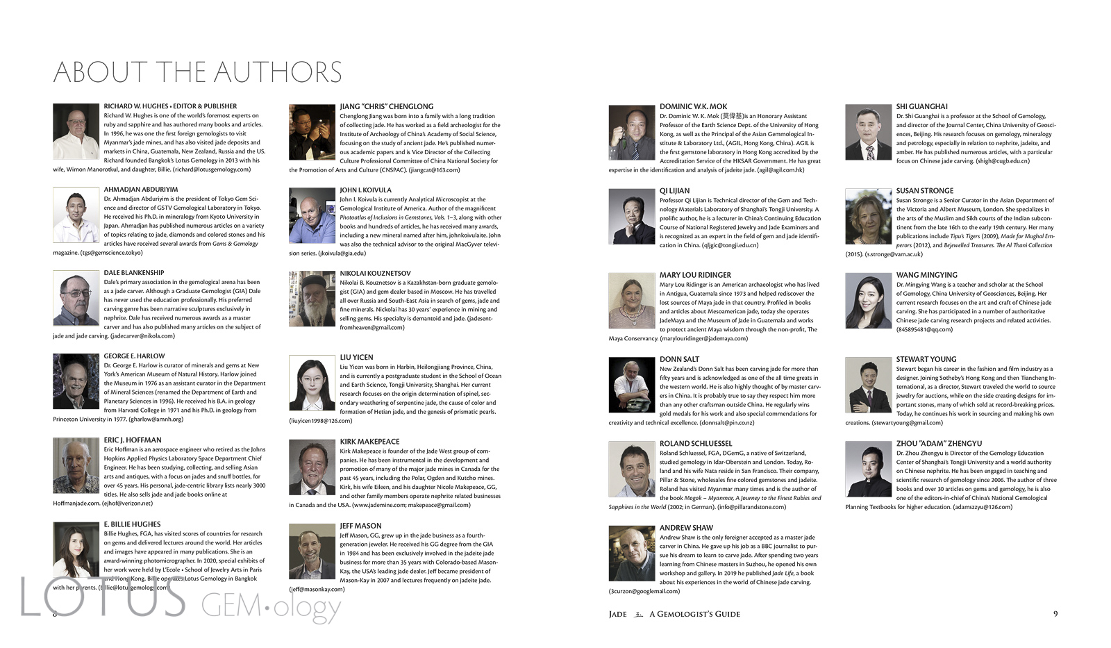 Jade A Gemologists Guide Authors