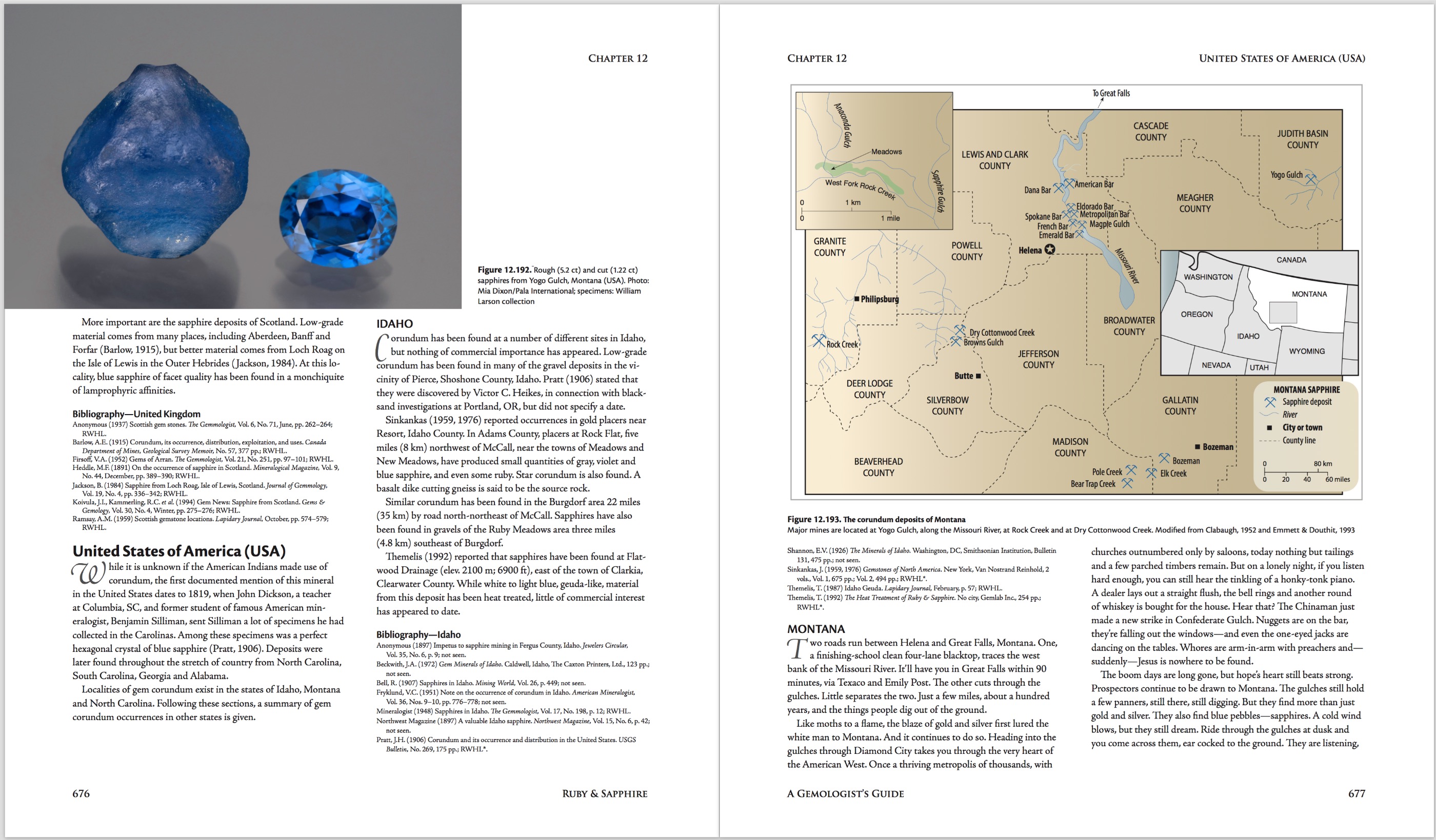 Ruby & Sapphire: A Gemologist's Guide – World Sources: USA