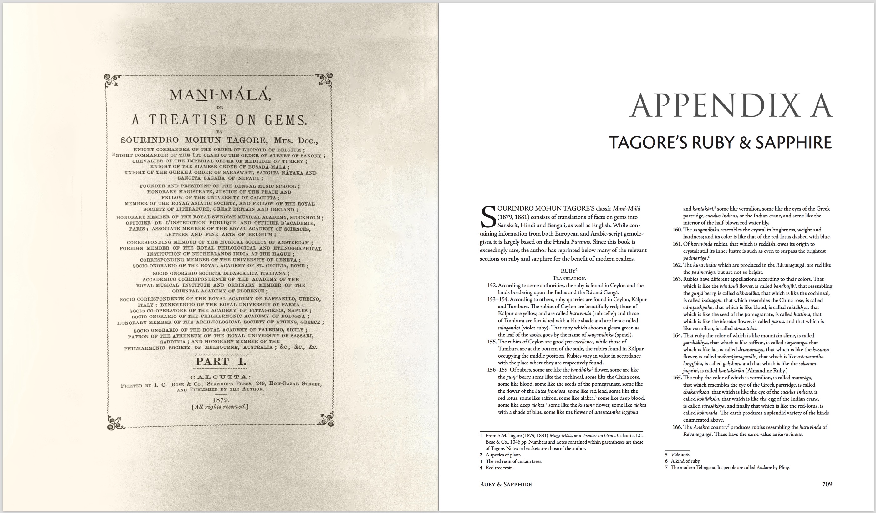 Ruby & Sapphire: A Gemologist's Guide – Appendix A: Tagore's Mani-Mala