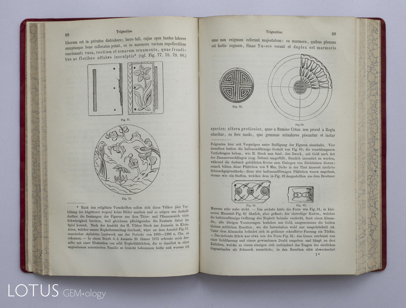 A spread from H. Fischer's Nephrit und Jadeit.