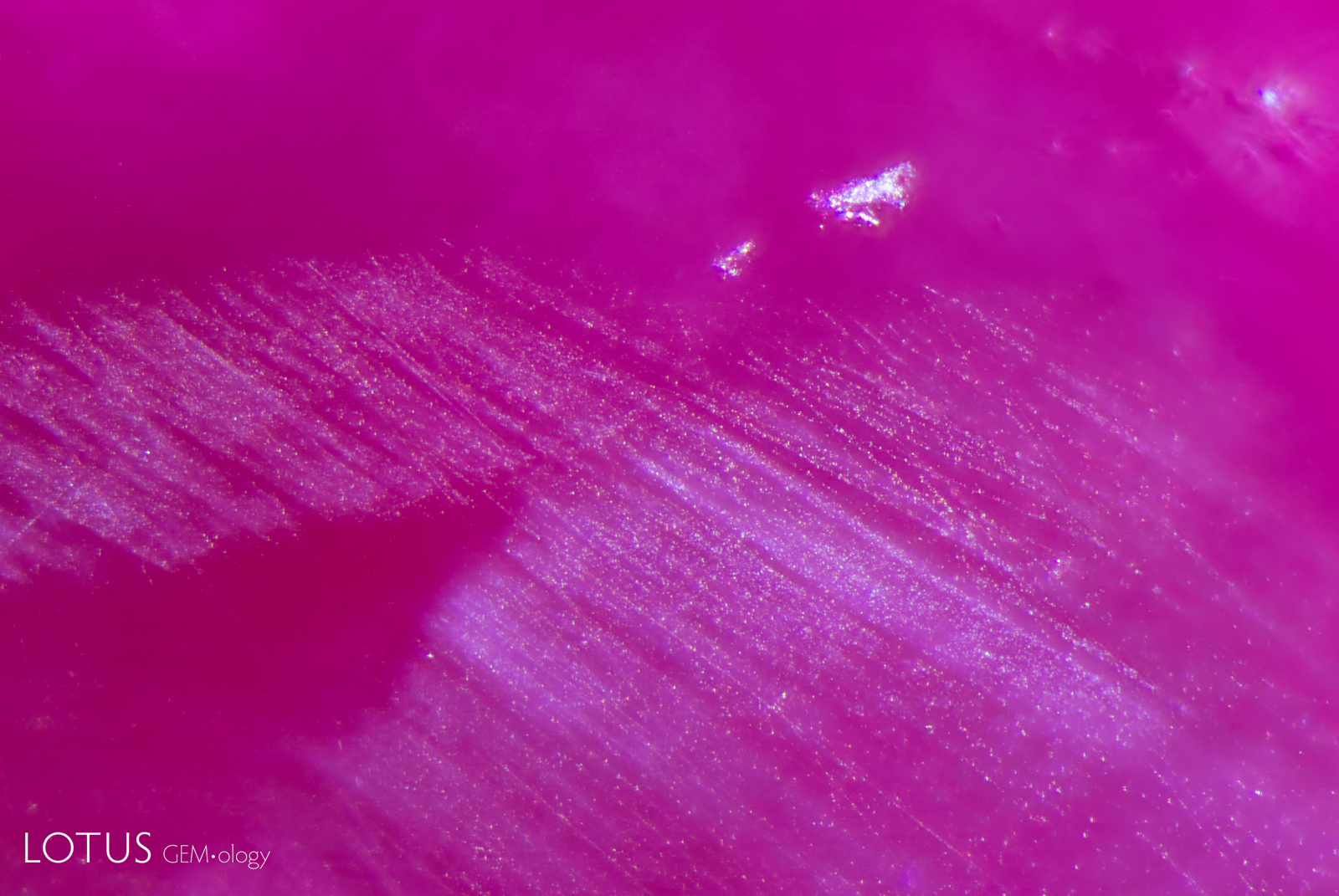 Some of the fine particles formed denser rain-like streams that could superficially resemble partially dissolved silk.