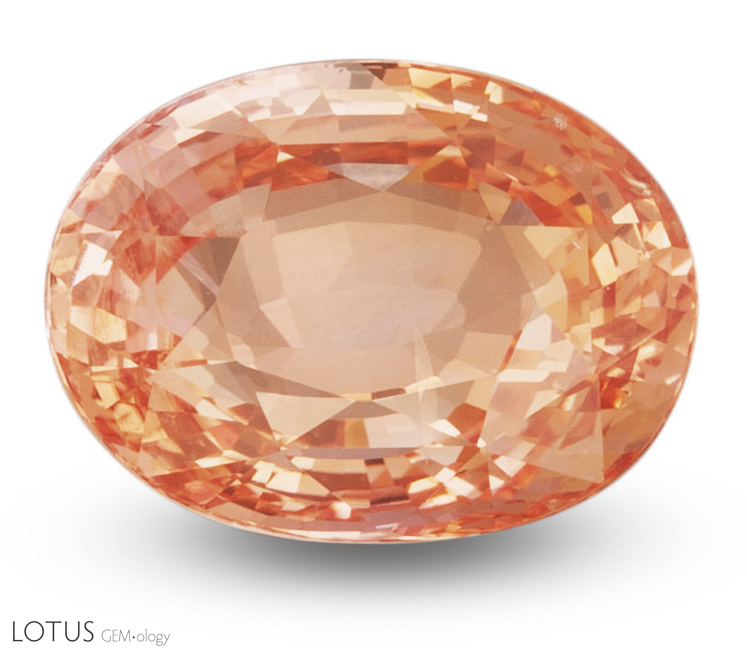 Padparadscha sapphire.