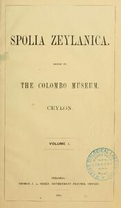 The crystalline rocks of Ceylon