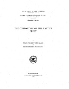 The composition of the earth’s crust